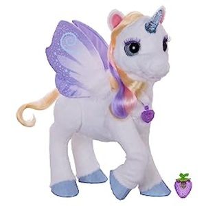 FurReal StarLily, My Magical Unicorn Interactive Plush Pet Toy, Light-up Horn